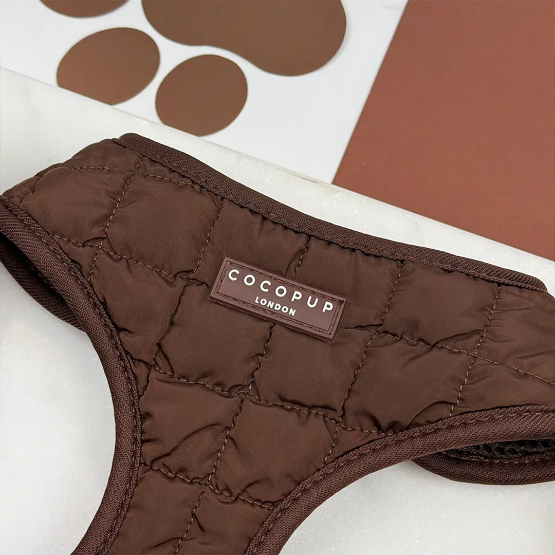 Cocopup Espresso Quilted Harness