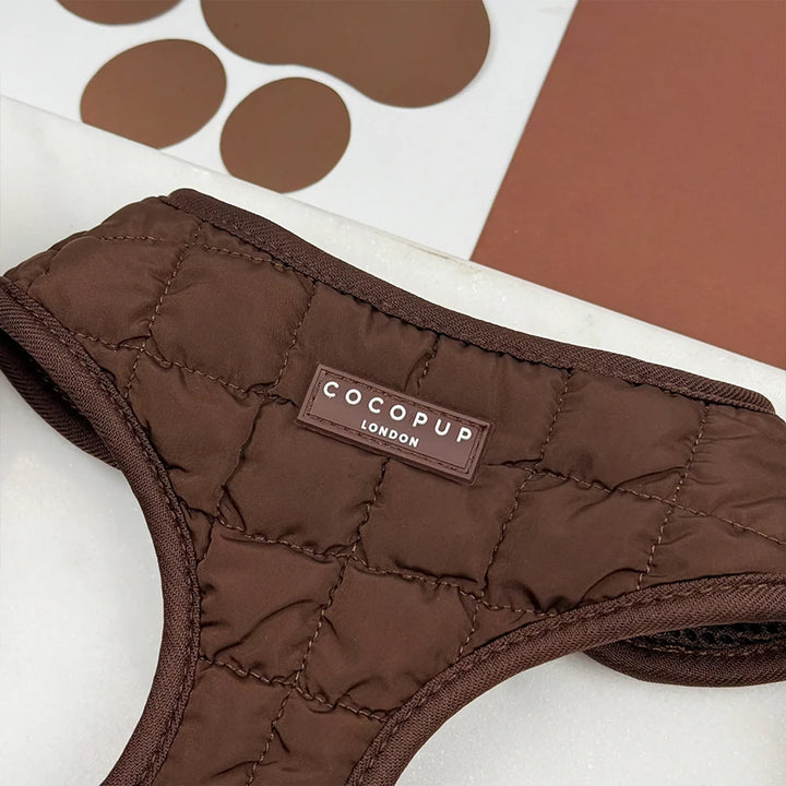 Cocopup Espresso Quilted Harness