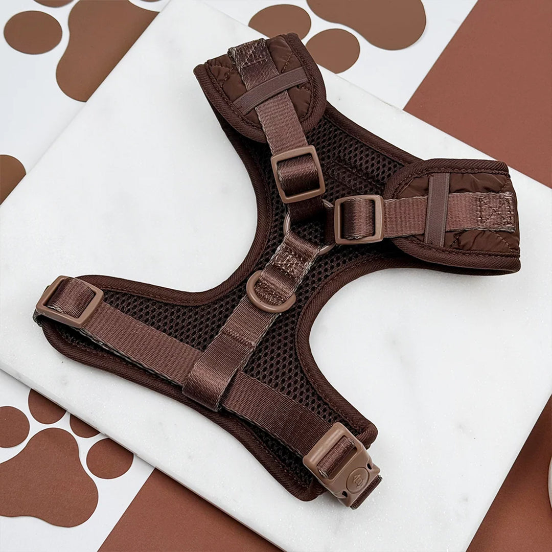 Cocopup Espresso Quilted Harness