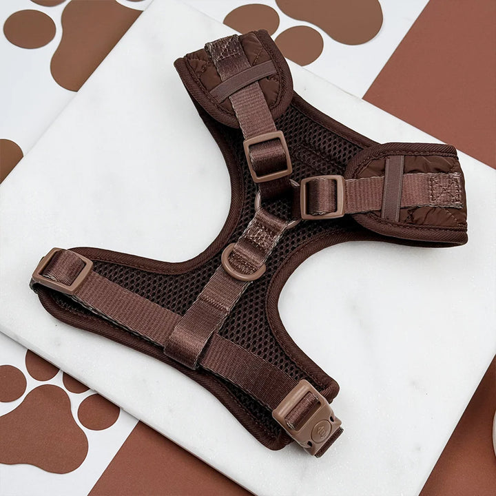Cocopup Espresso Quilted Harness
