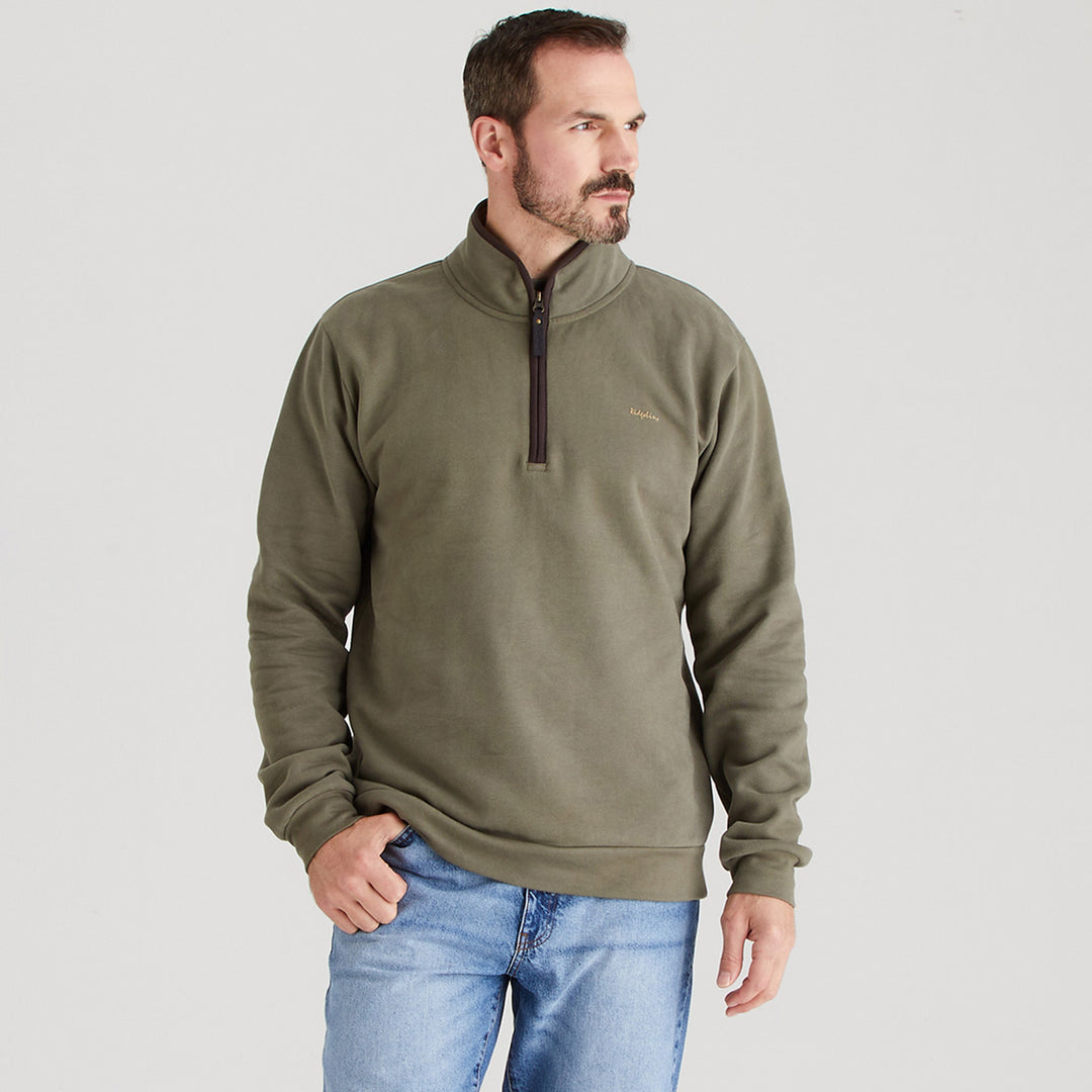 Ridgeline Mens Brancaster 1/4 Zip Top