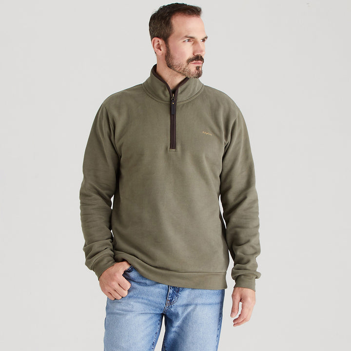 Ridgeline Mens Brancaster 1/4 Zip Top
