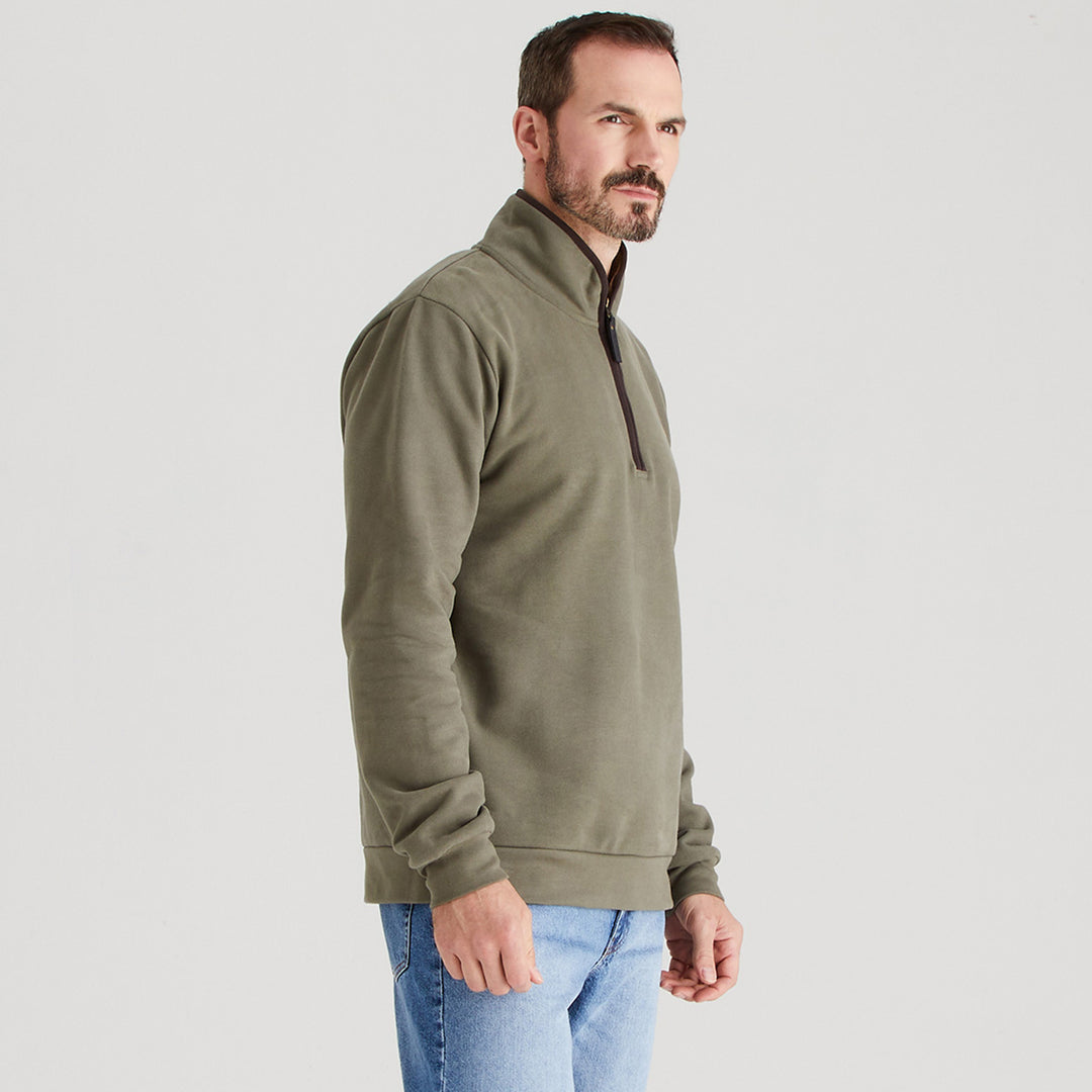 Ridgeline Mens Brancaster 1/4 Zip Top