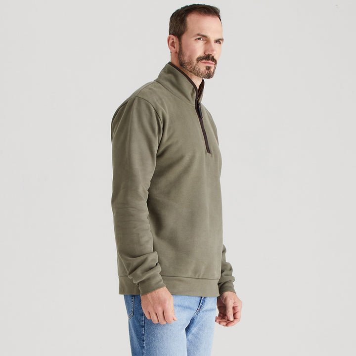 Ridgeline Mens Brancaster 1/4 Zip Top