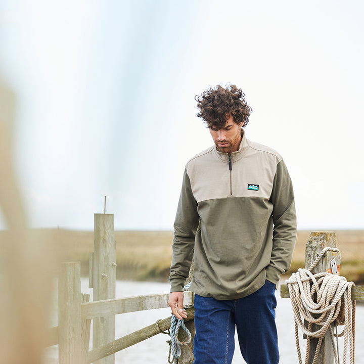Ridgeline Mens Salthouse Zip Top