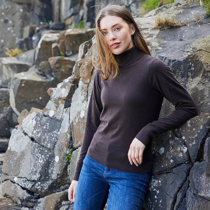 Ridgeline Ladies Melford Knit Roll Neck