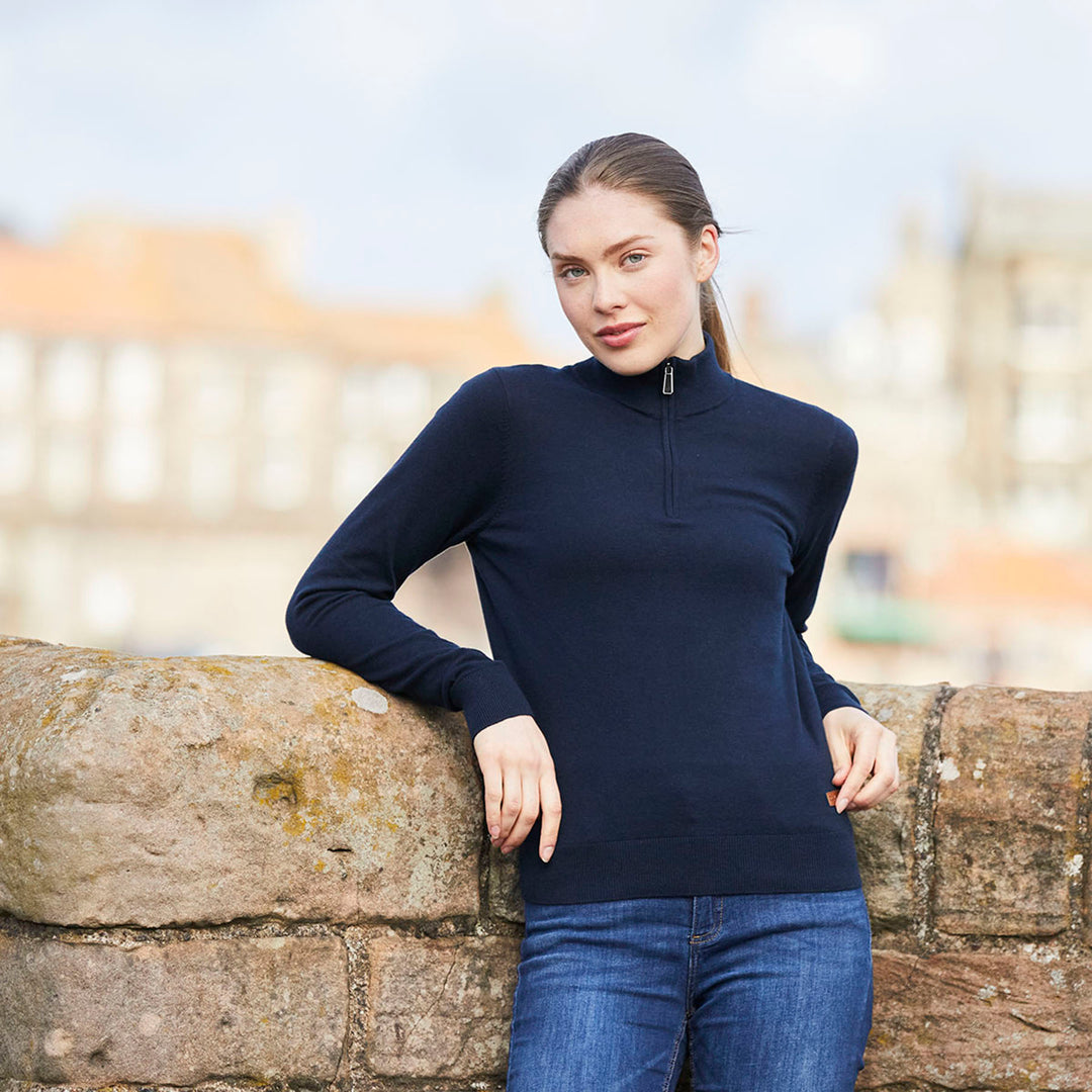Ridgeline Ladies Melford Knit Quarter Zip
