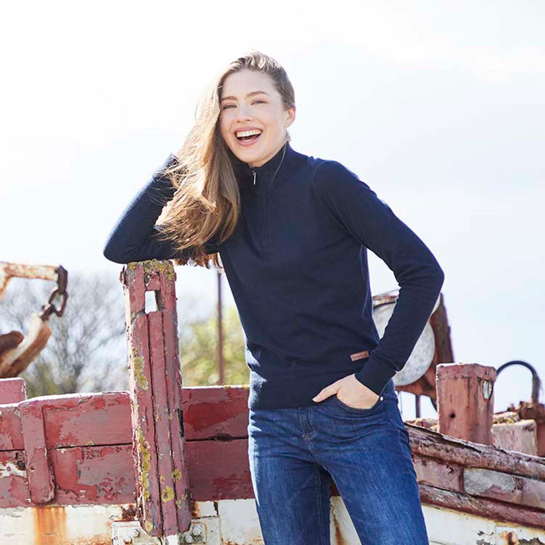 Ridgeline Ladies Melford Knit Quarter Zip
