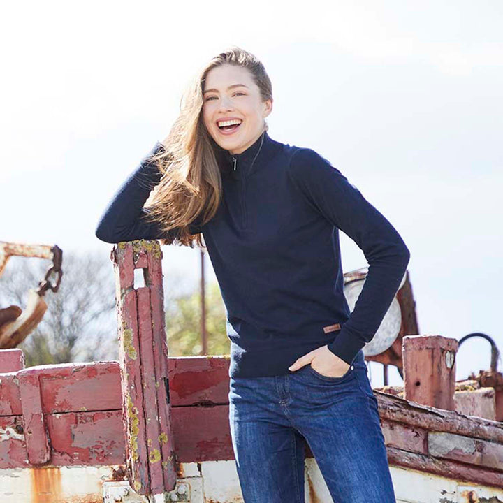 Ridgeline Ladies Melford Knit Quarter Zip