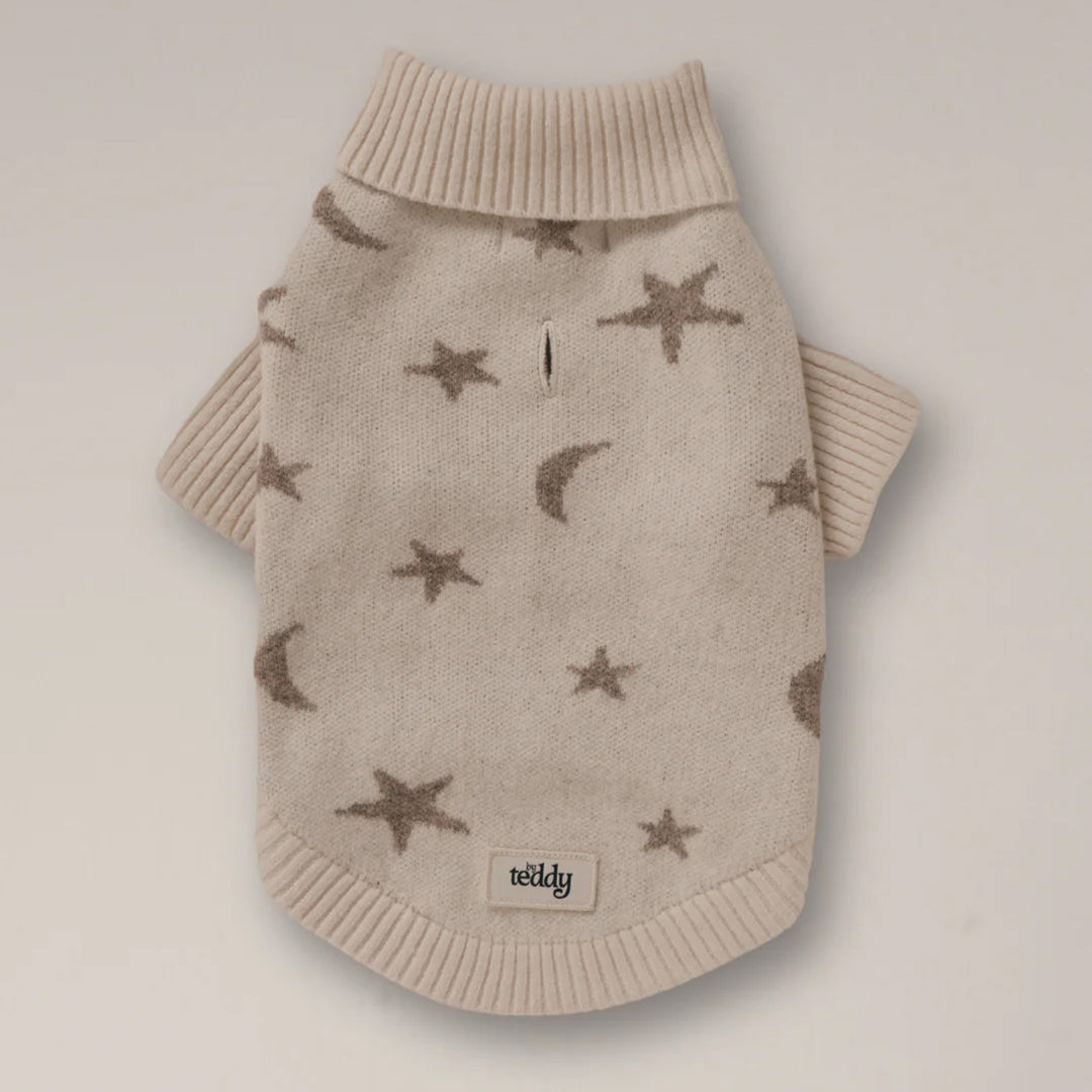 By Teddy Roll Neck Dog Knit