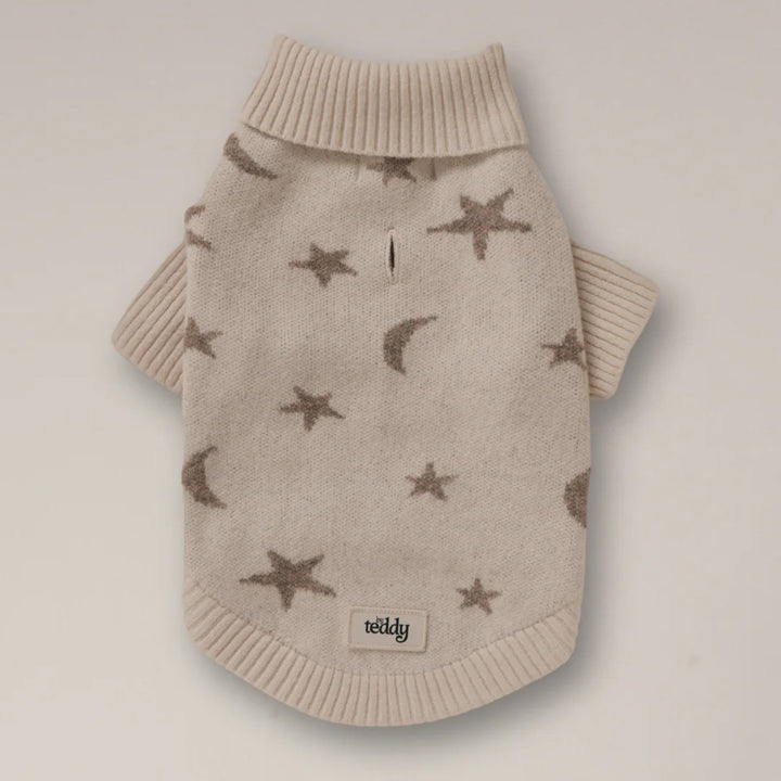 By Teddy Roll Neck Dog Knit