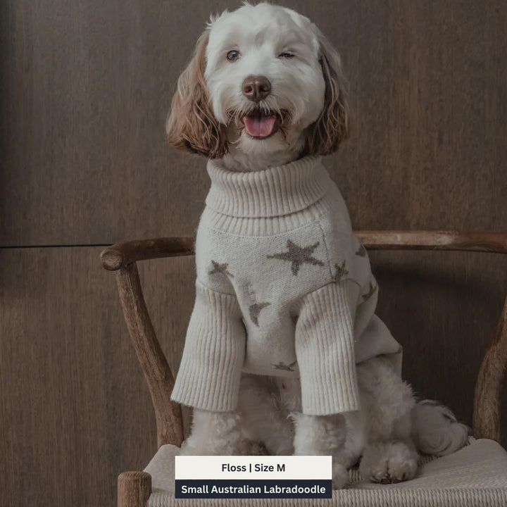 By Teddy Roll Neck Dog Knit