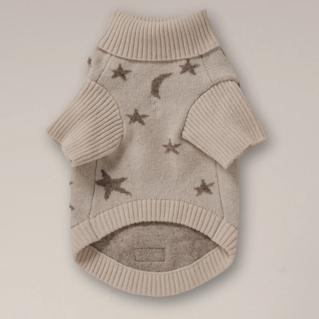 By Teddy Roll Neck Dog Knit