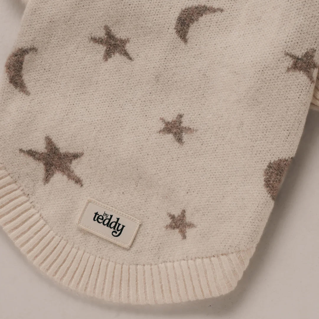 By Teddy Roll Neck Dog Knit