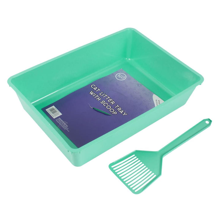 Smart Choice Cat Litter Tray With Scoop