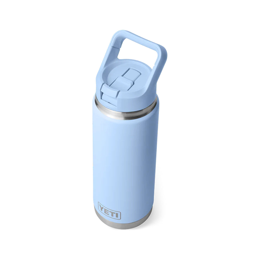 Yeti Rambler 26 Oz colour Straw Bottle - Big Sky Blue