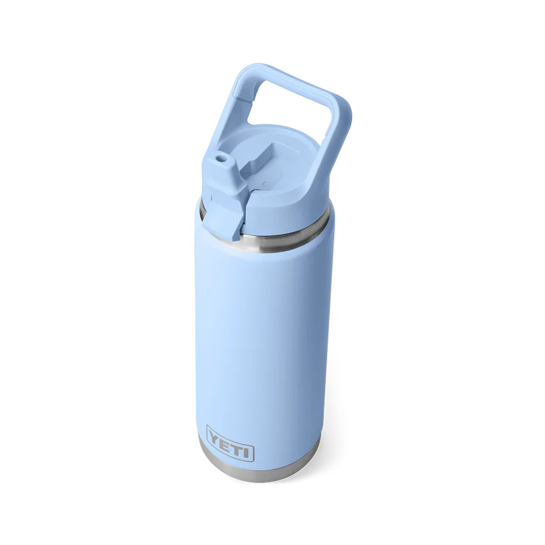 Yeti Rambler 26 Oz colour Straw Bottle - Big Sky Blue