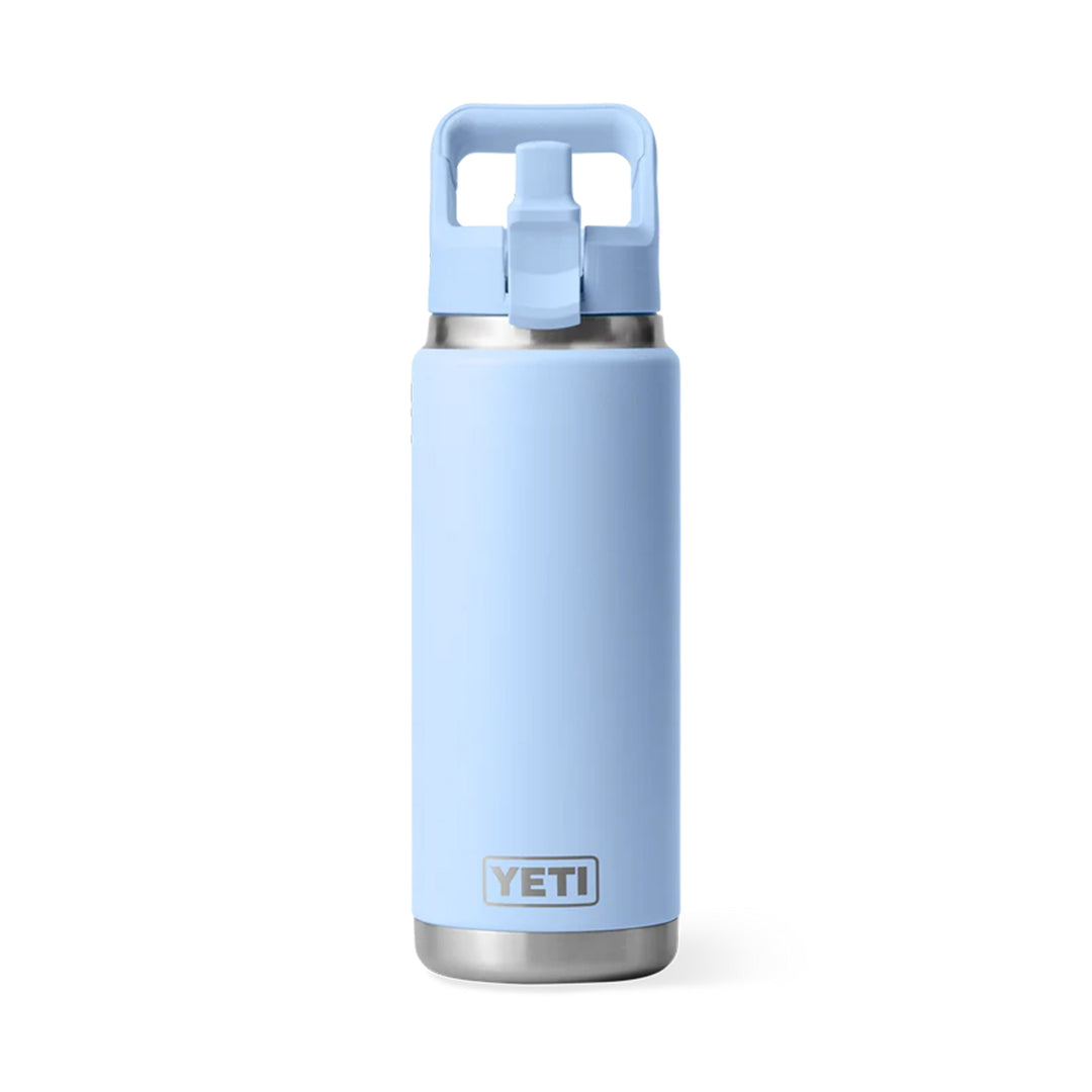 Yeti Rambler 26 Oz colour Straw Bottle - Big Sky Blue