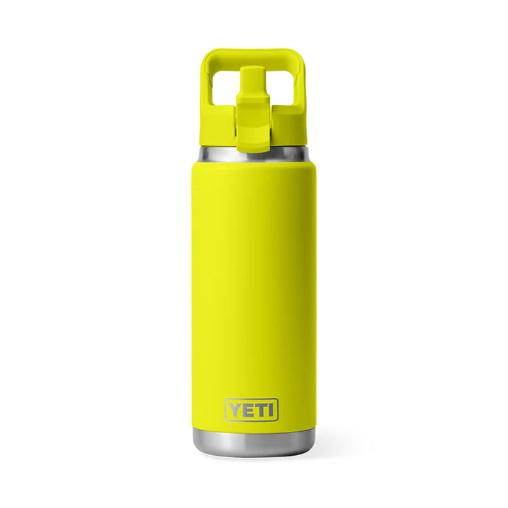 Yeti Rambler 26 oz Colour Straw Bottle - Fire Fly Yellow