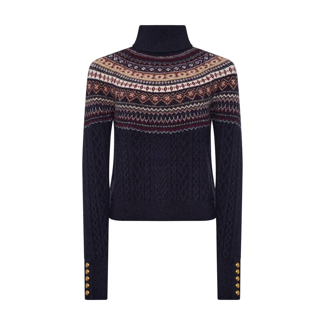 Holland Cooper Ladies Rebecca Roll Neck Knit