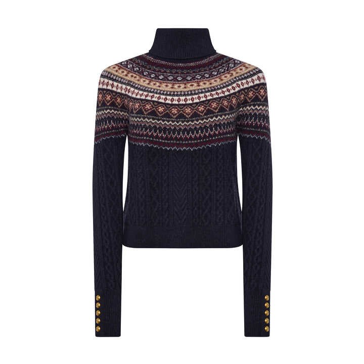 Holland Cooper Ladies Rebecca Roll Neck Knit