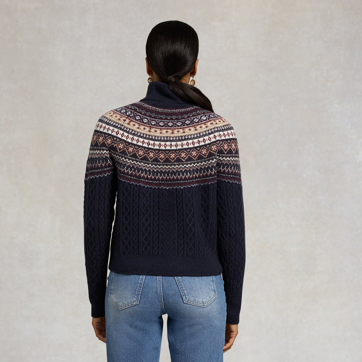 Holland Cooper Ladies Rebecca Roll Neck Knit