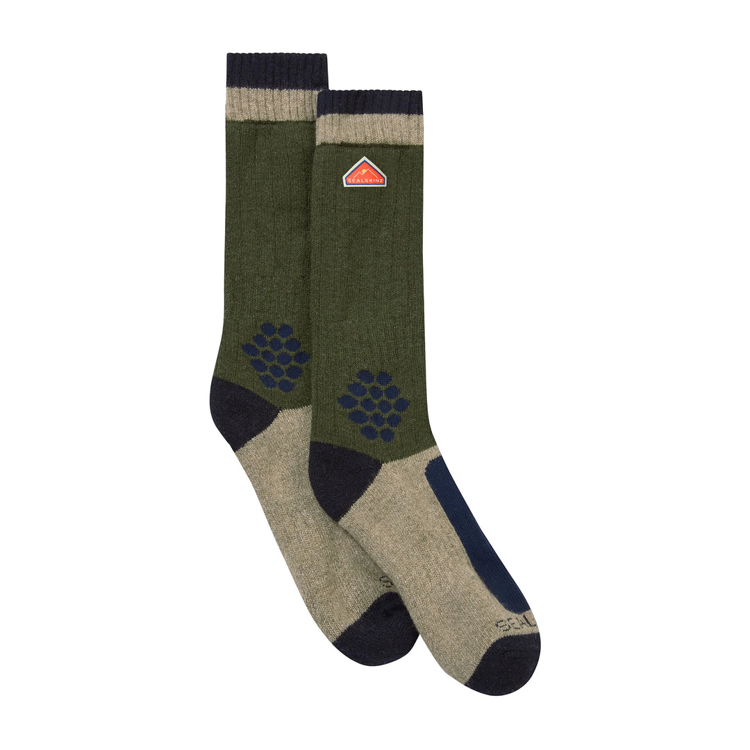Sealskinz Gresham Recycled Wool Mid Colour Block Sock