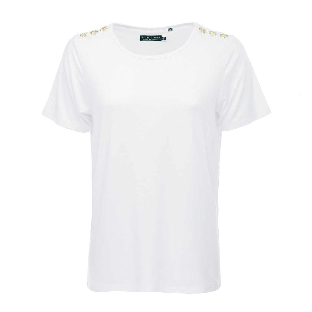 Holland Cooper Ladies Relax Fit Crew Neck Tee