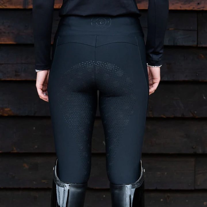Soho Equestrian Ladies Full Grip Riding Leggings