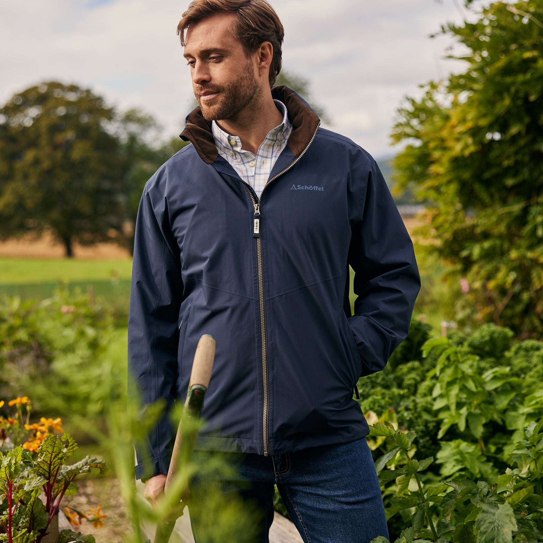 Man wearing Schoffel Jacket