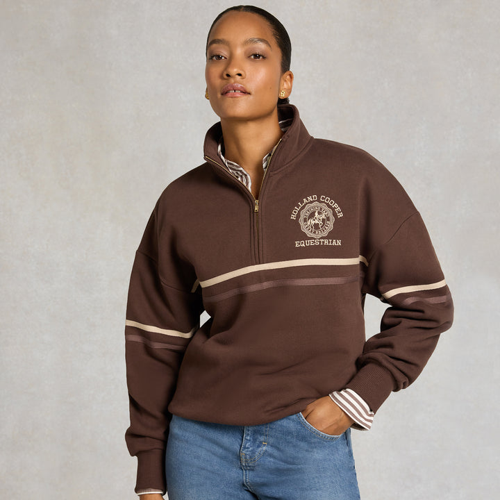 Holland Cooper Ladies Roan Quarter Zip