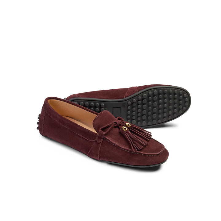 Fairfax & Favor Ladies Rutland Driver - Port Suede
