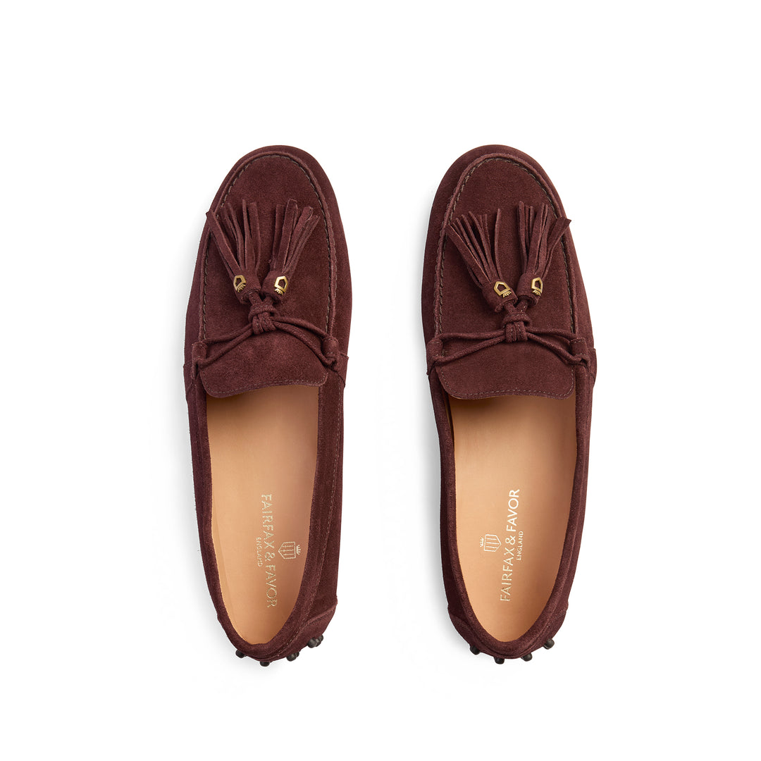 Fairfax & Favor Ladies Rutland Driver - Port Suede