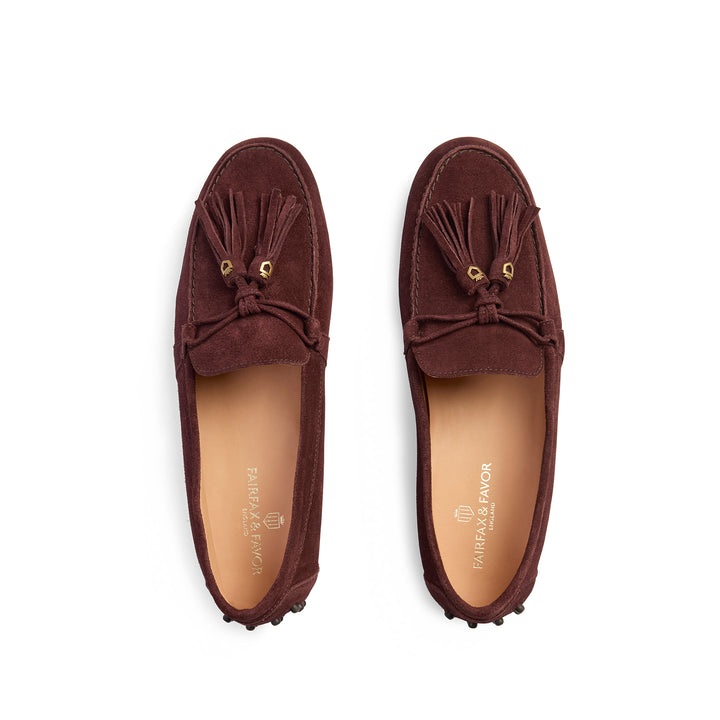 Fairfax & Favor Ladies Rutland Driver - Port Suede
