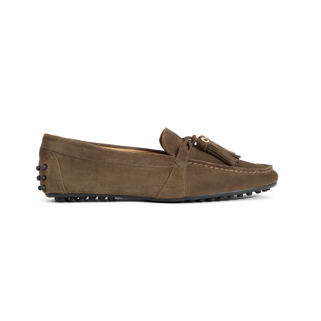 Fairfax & Favor Ladies Limited Edition Fog Suede Rutland Driver
