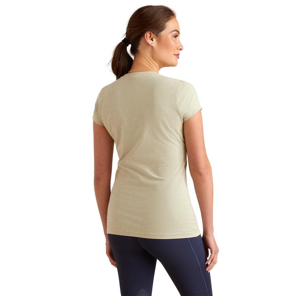Ariat Ladies Posey Short Sleeve T-Shirt#Light Green
