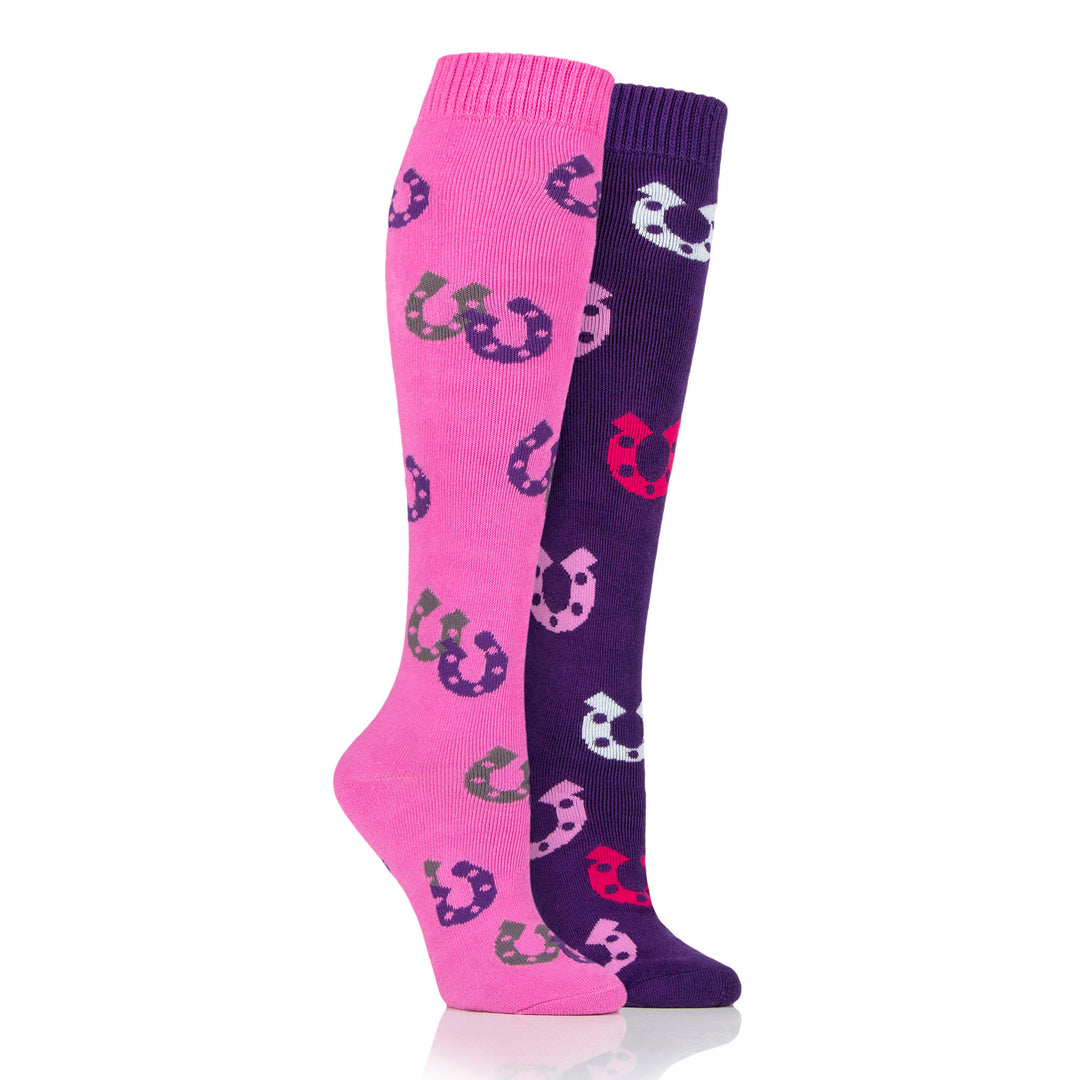Platinum Junior Mediumweight Horsehoe Socks - Warwick
