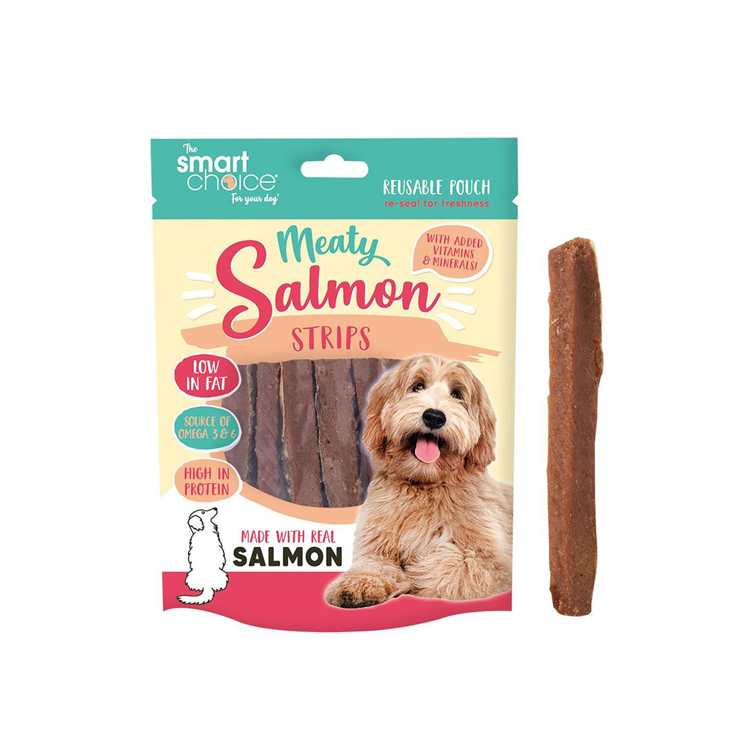 Smart Choice Salmon Skin Strip Dog Treat