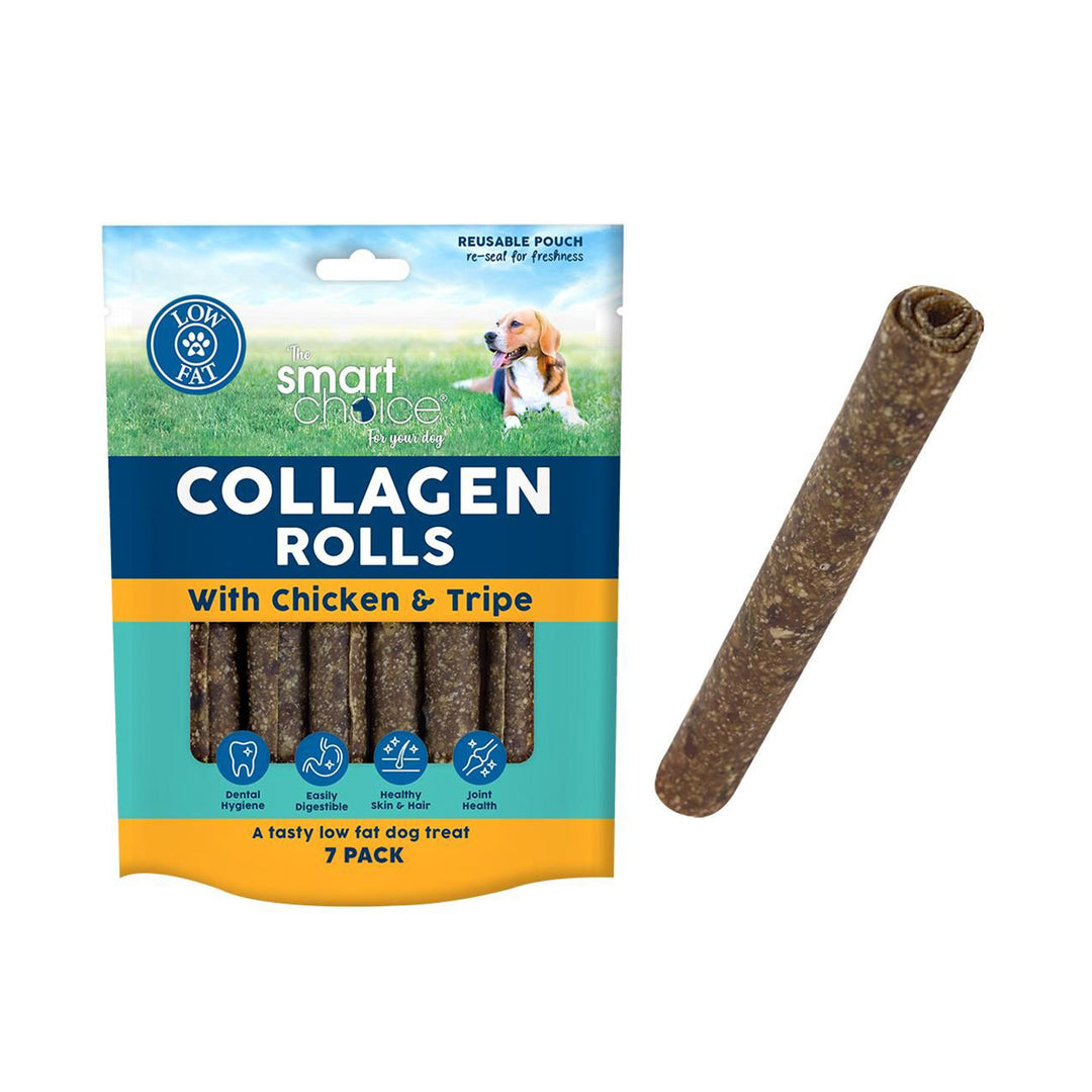 Smart Choice Chicken Collagen & Tripe Roll Dog Treat