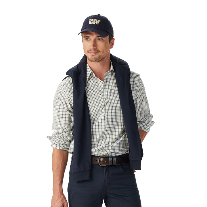 R M Williams Mens Newland Poplin Check Shirt