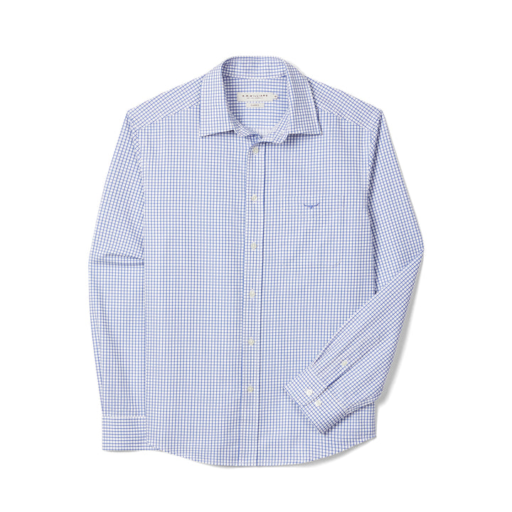 R M Williams Mens Brunswick Twill Check Shirt