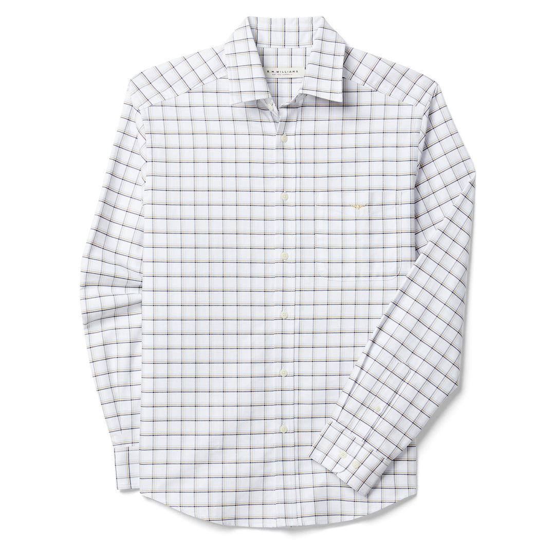 R M Williams Mens Undara Classic Oxford Shirt
