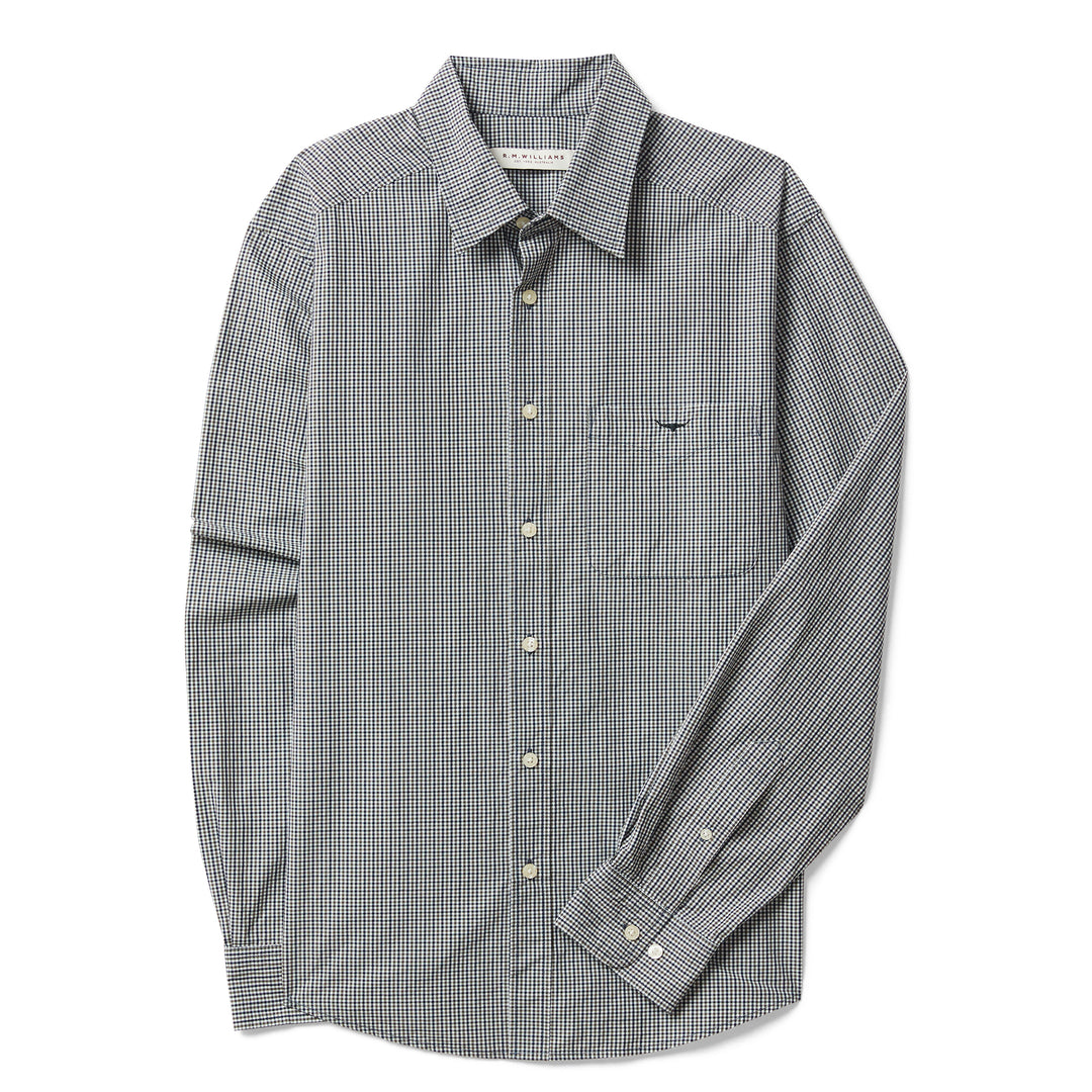 R M Williams Mens Quinn Classic Poplin Shirt