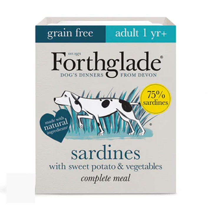 Forthglade Complete Grain Free Sardine Adult Dog Food
