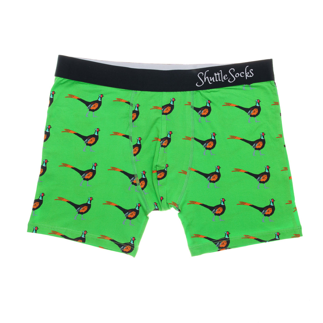 Shuttle Socks Mens Boxers Pheasant