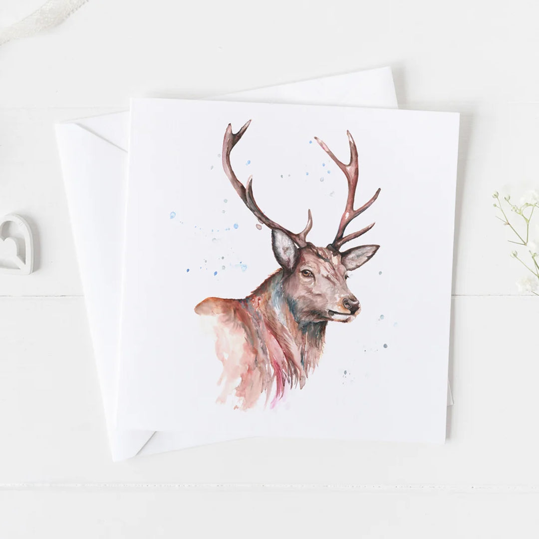 Meg Hawkins Card - Stag