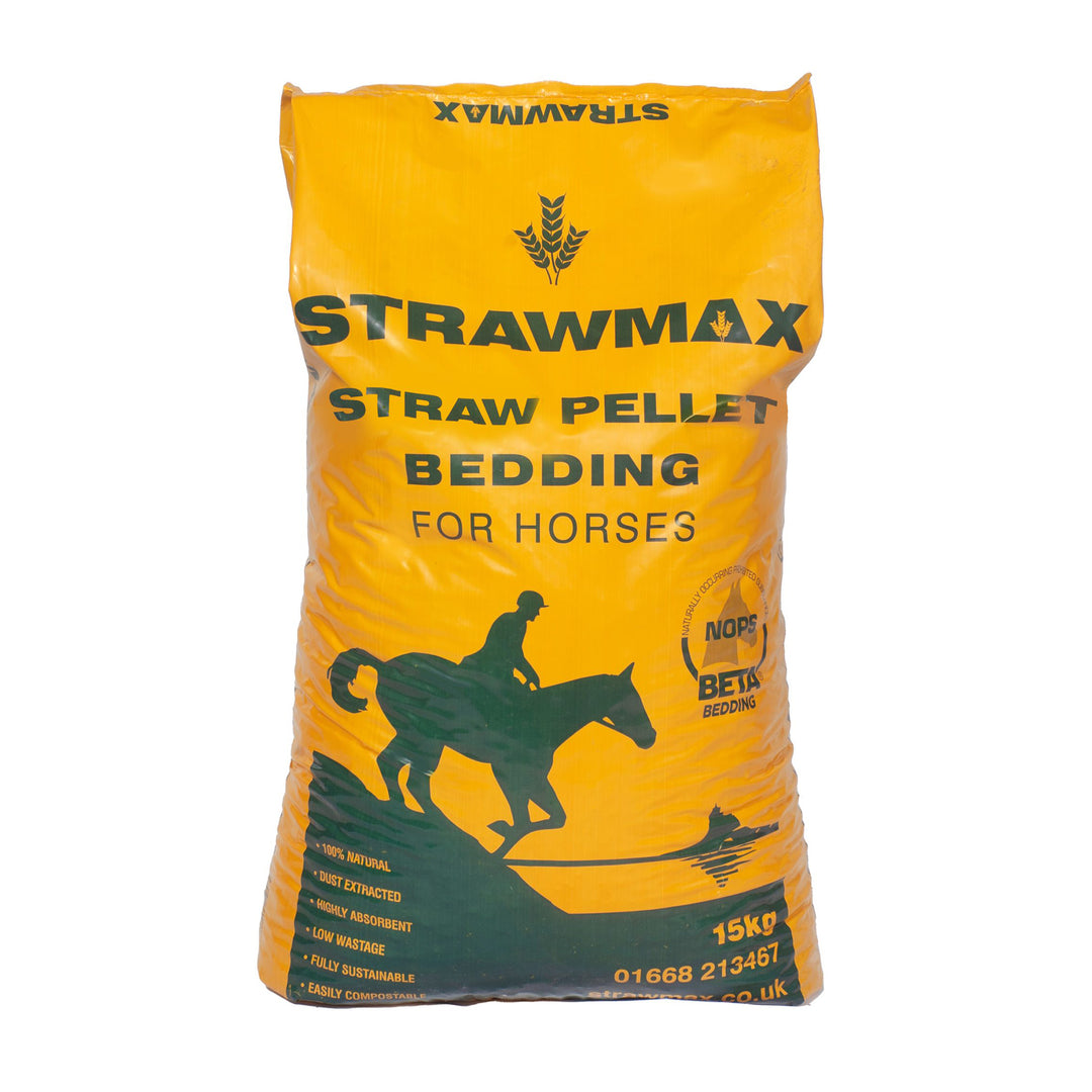 Strawmax Straw Pellet Bedding for Horses