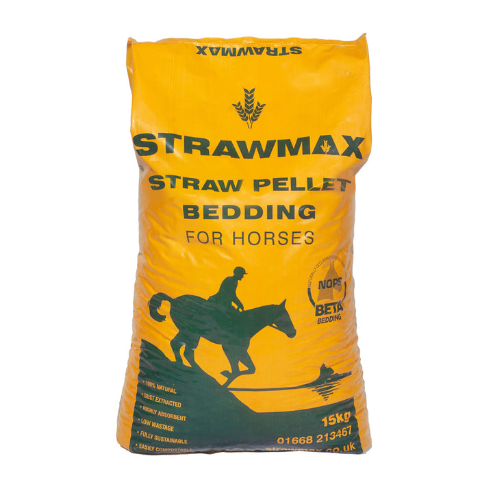 Strawmax Straw Pellet Bedding for Horses
