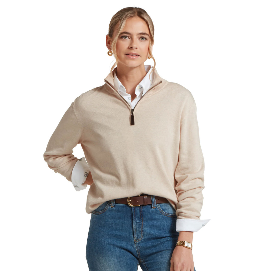 Schoffel Ladies Polperro Pima 1/4 Zip