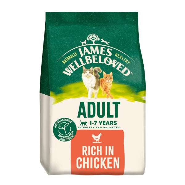 James Wellbeloved Adult Chicken & Rice Dry Cat Food
